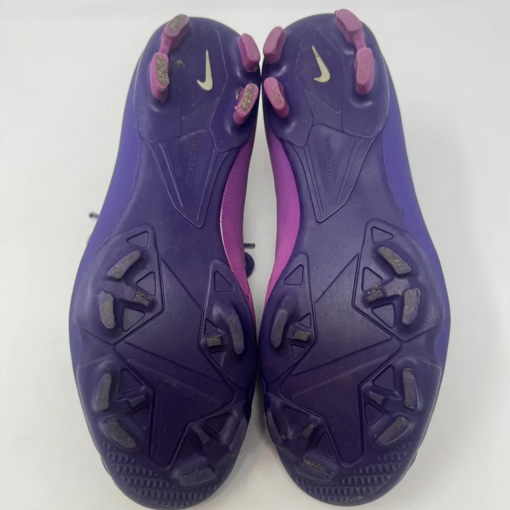 Nike Mercurial Victory II FG 442008-505 Purple Cleats Youth‎ Size 5
